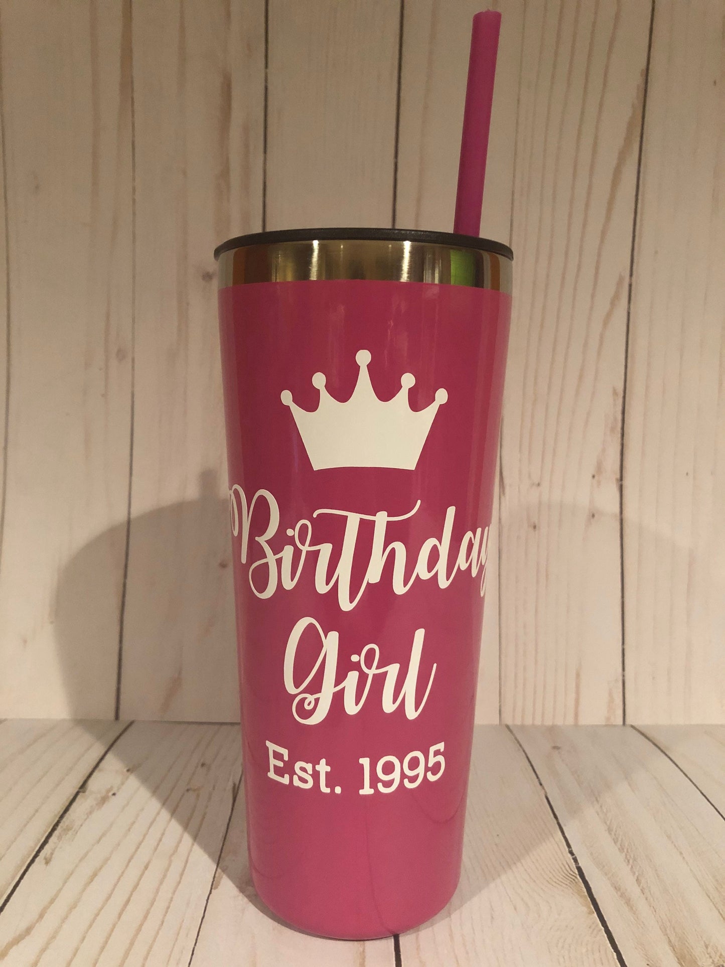 Birthday Gift for Her, Birthday Princess, Custom Birthday Tumbler, Birthday Queen, Sweet 16 Birthday, Custom Birthday Cup, Birthday Bash