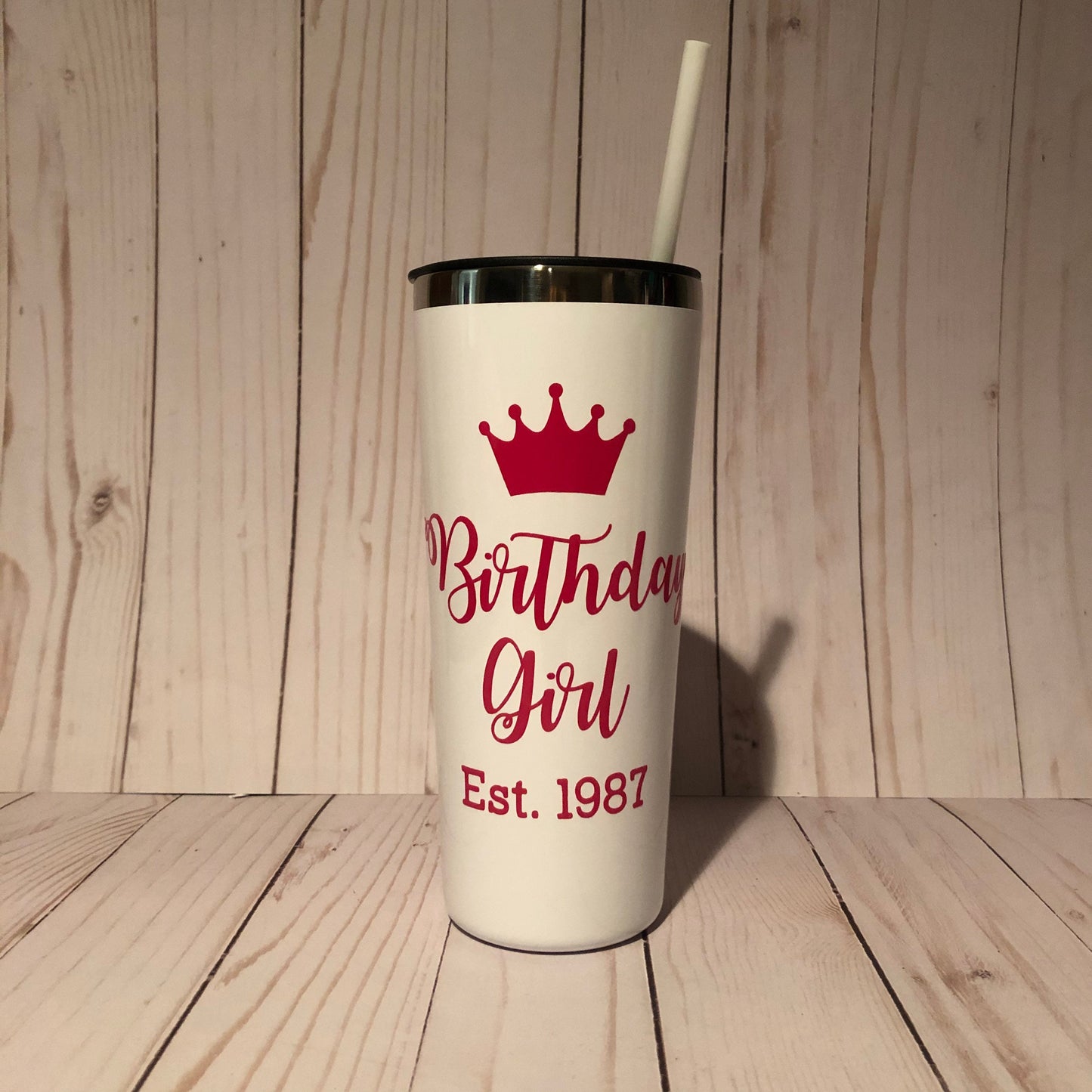 Birthday Gift for Her, Birthday Princess, Custom Birthday Tumbler, Birthday Queen, Sweet 16 Birthday, Custom Birthday Cup, Birthday Bash