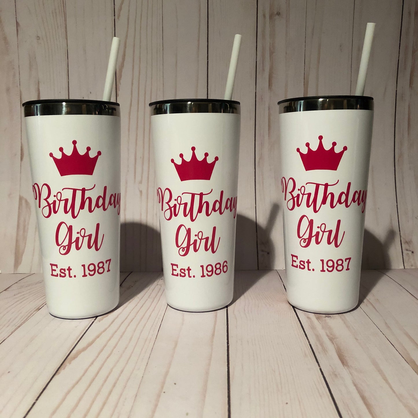 40th Birthday Gift for Women, Birthday Tumbler, Birthday Princess, Perfect Birthday Present, Sweet 16 Birthday, Milestone Birthday Cup