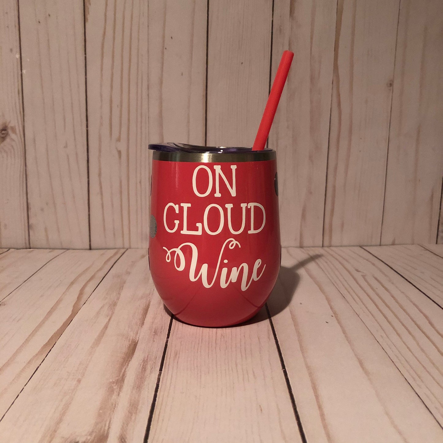 Funny Wine Gift, Wine Lover Gift, On Cloud Wine Gift, Wine Christmas Gift, Custom Wine Tumbler, Party Tumbler, Vacation Tumbler, Gift