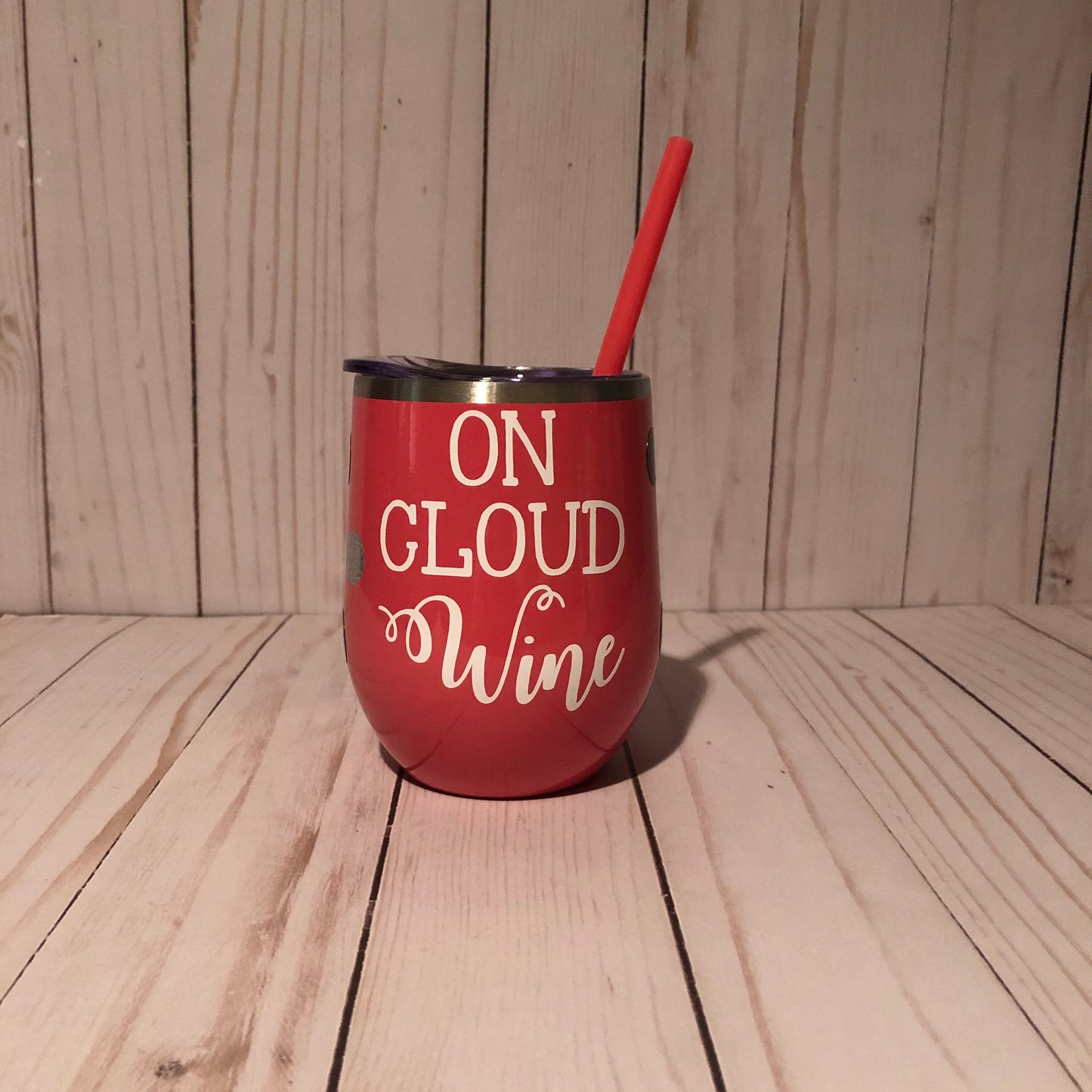 Funny Wine Gift, Wine Lover Gift, On Cloud Wine Gift, Wine Christmas Gift, Custom Wine Tumbler, Party Tumbler, Vacation Tumbler, Gift