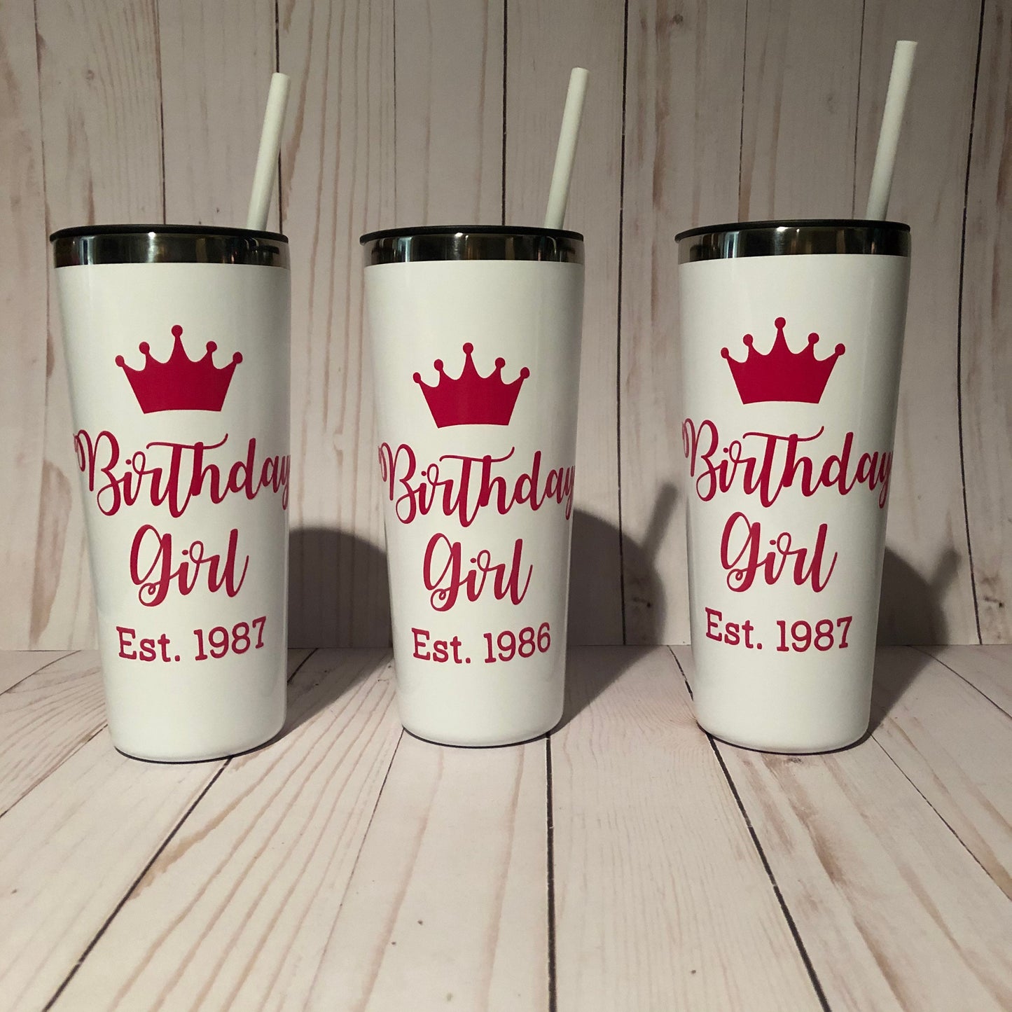 Birthday Gift for Her, Birthday Princess, Custom Birthday Tumbler, Birthday Queen, Sweet 16 Birthday, Custom Birthday Cup, Birthday Bash