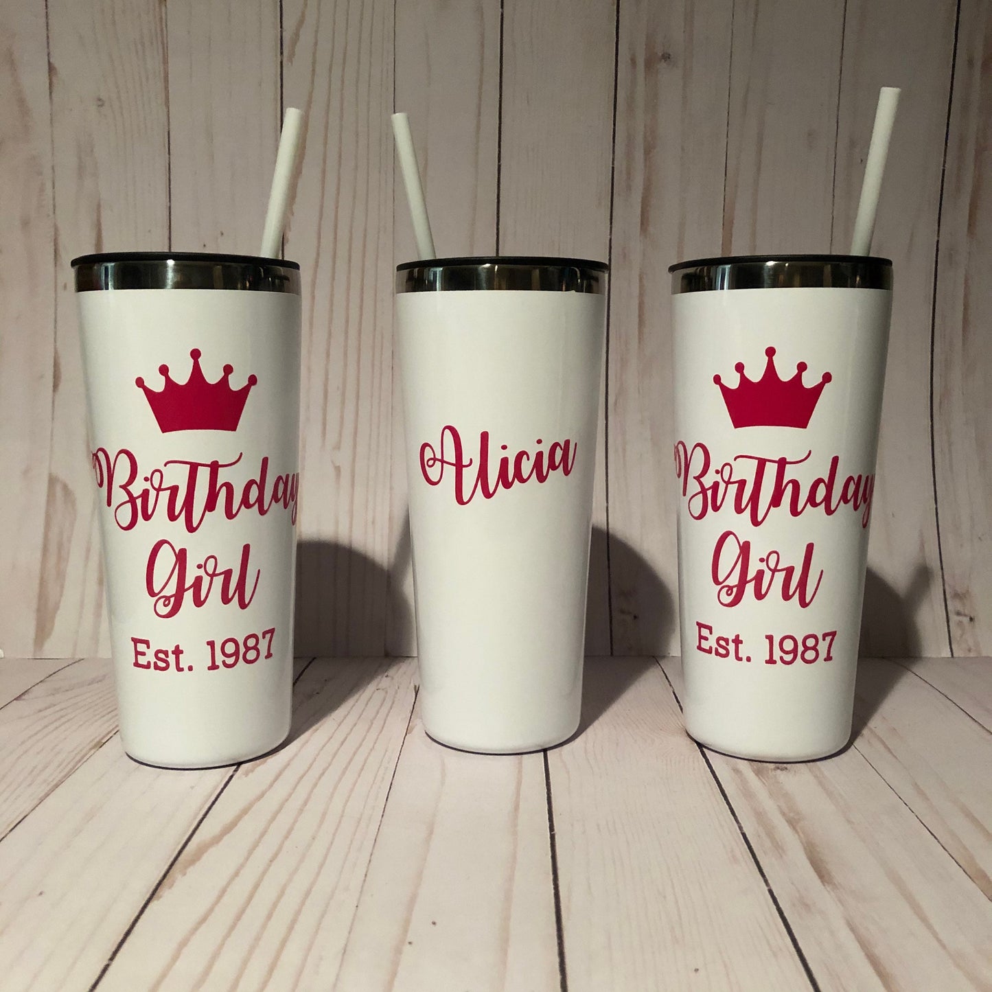 Birthday Gift for Her, Birthday Princess, Custom Birthday Tumbler, Birthday Queen, Sweet 16 Birthday, Custom Birthday Cup, Birthday Bash