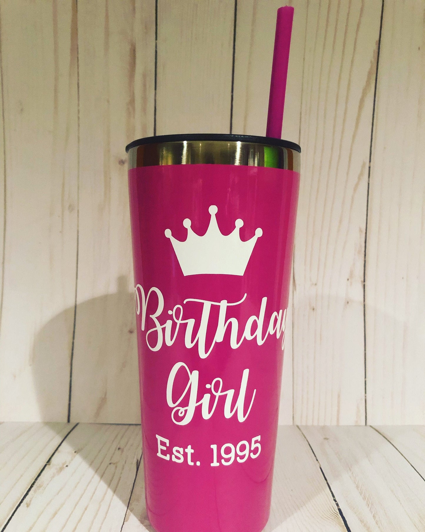 Birthday Gift for Her, Birthday Princess, Custom Birthday Tumbler, Birthday Queen, Sweet 16 Birthday, Custom Birthday Cup, Birthday Bash