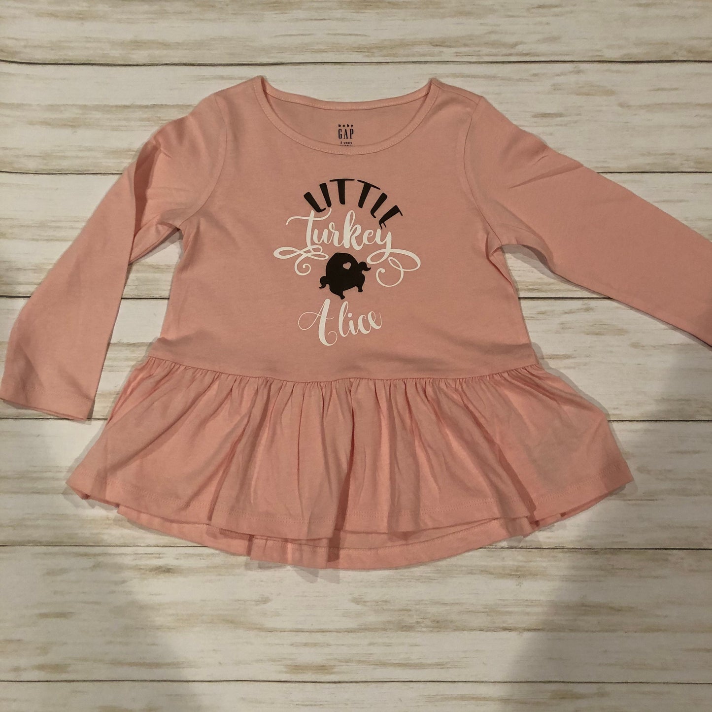 Little Turkey Toddler Shirt, Fall Toddler Shirt, Toddler Thanksgiving Outfit, Cute Fall Shirt, TURKEY Kid Tee, Thanksgiving Shirt for Girl