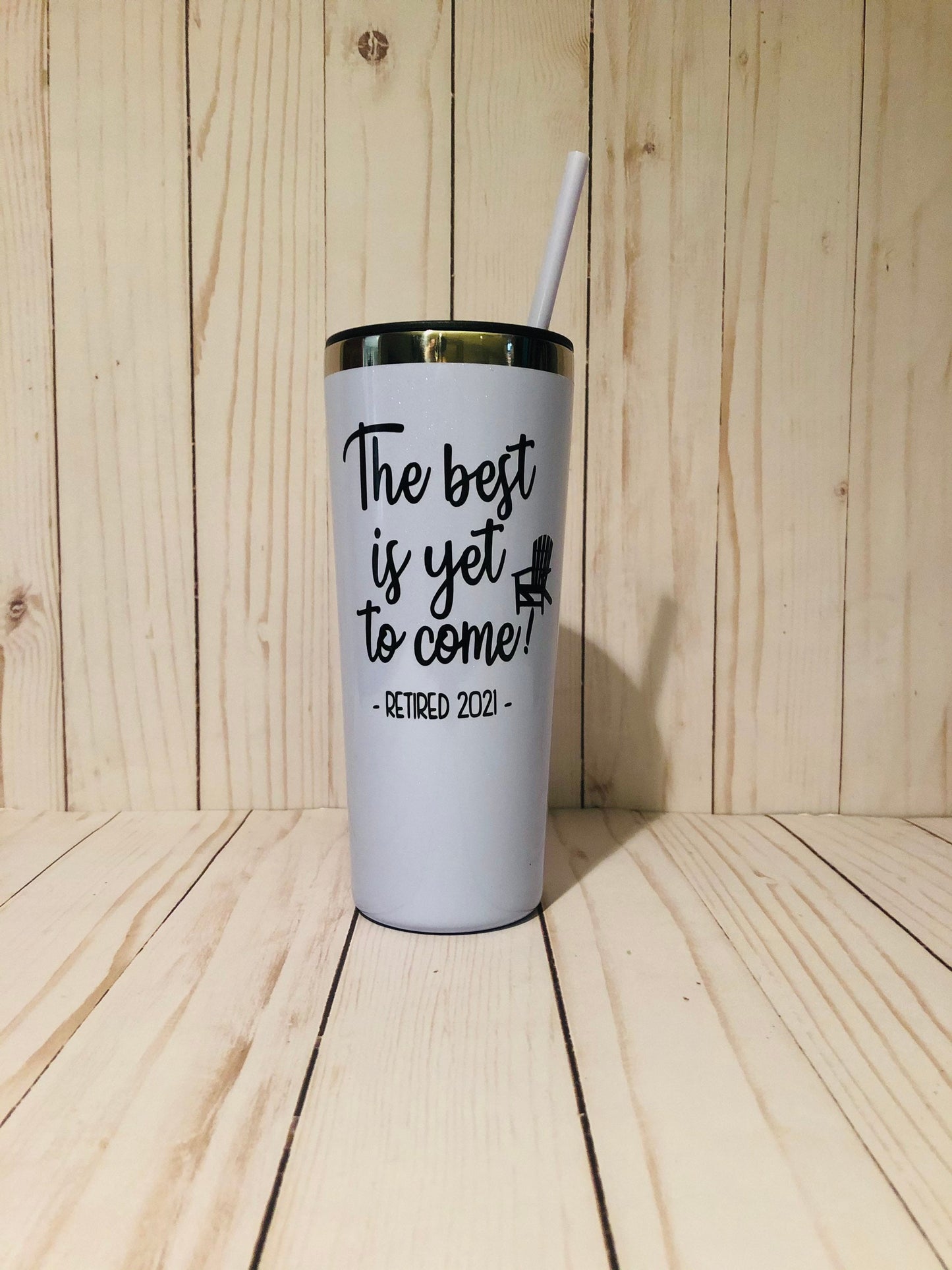 Retirement Gift for Women The best is yet to come insulated coffee mug, Coworker Farewell Travel Tumbler, 22oz hot cold personalized Cup