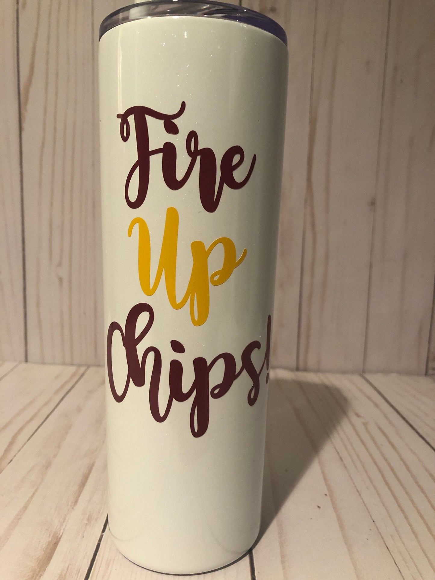 Central Michigan University Tumbler, CMU Alumni Gift, Fire Up Chips Personalized Gift, Gift for College Student, CMU Water Bottle, CMU Gift