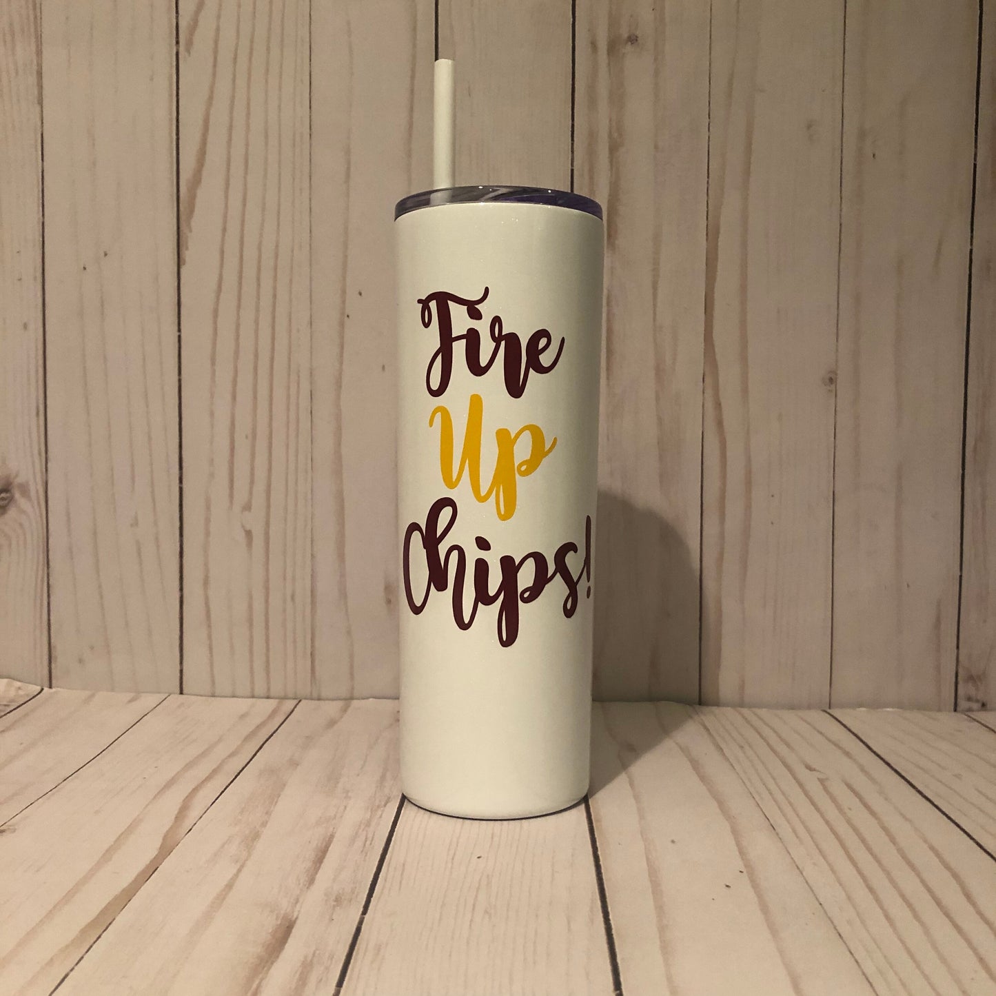 Central Michigan University Tumbler, CMU Alumni Gift, Fire Up Chips Personalized Gift, Gift for College Student, CMU Water Bottle, CMU Gift