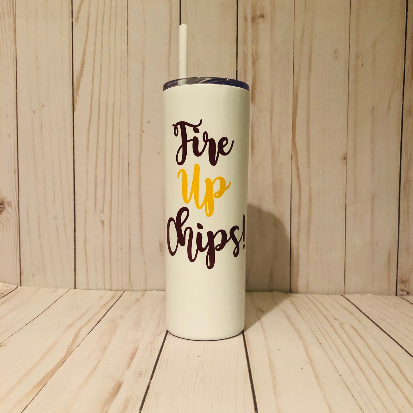 Central Michigan University Tumbler, CMU Alumni Gift, Fire Up Chips Personalized Gift, Gift for College Student, CMU Water Bottle, CMU Gift