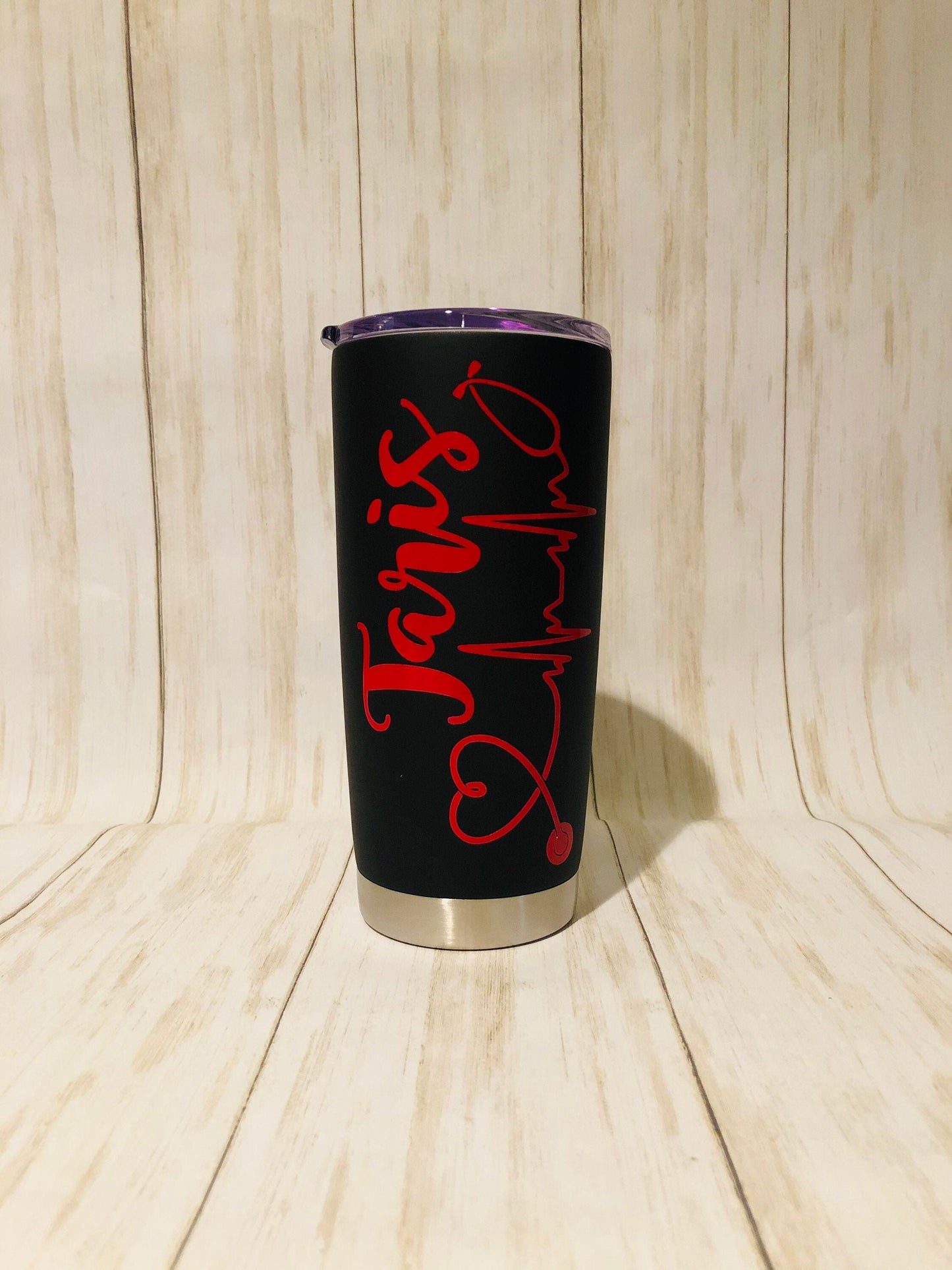 Personalized Nurse Tumbler, Name Nurse Coffee Cup, RN Gift, Gift for Nursing Grad, Gift for New Nurse Present, Custom Christmas Nurse Gift