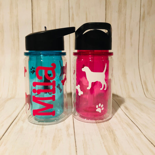 Dog Lover Water Bottle, Puppy Water Bottle, Dog Lover Gift, Puppy Party Cups, Dog Birthday Party theme, Puppy Dog Party, Lets Pawty