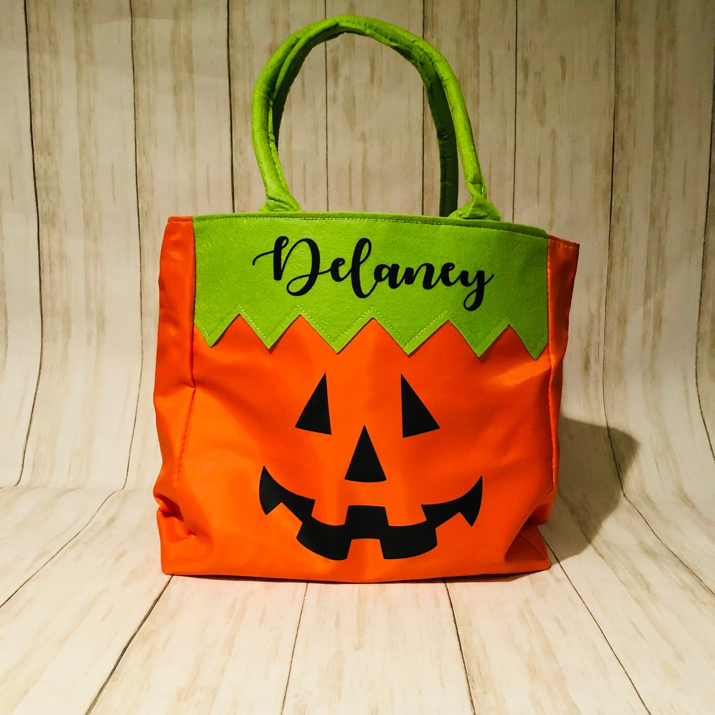 Trick or Treat Bag, Personalized Halloween Bag, Kids Halloween Bag, Large Candy Bag, Halloween Bucket, Halloween Candy Bag Character Tote