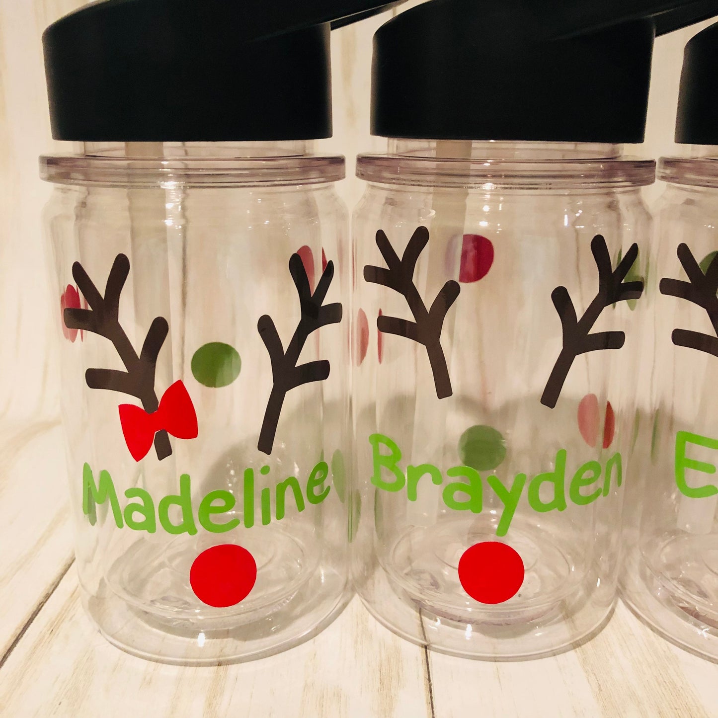 Personalized Christmas Cup, Kid Christmas Cup, Reindeer Kids Cup, Reindeer Tumbler, Kid Christmas Tumbler, Christmas PARTY, Stocking Stuffer