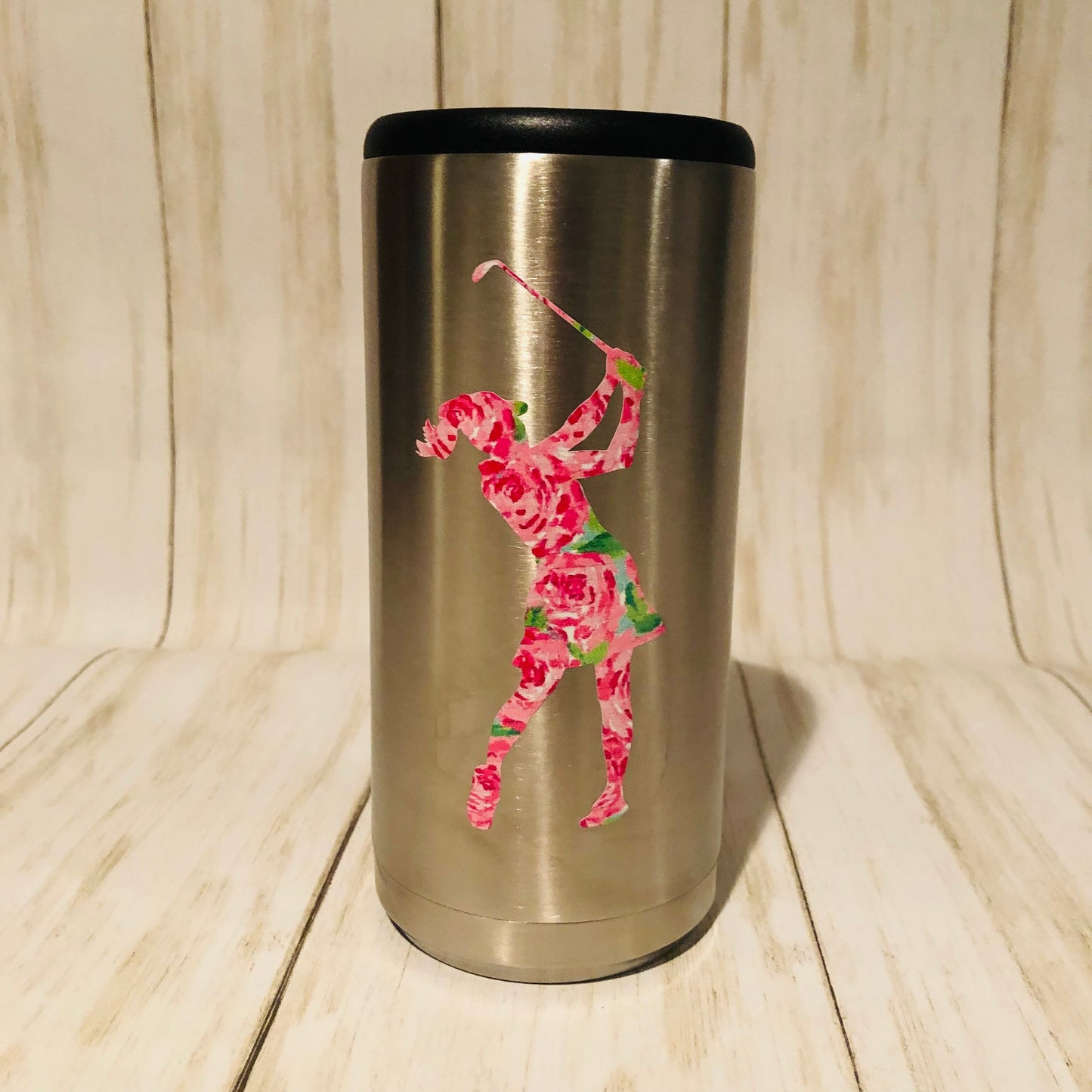 Golf Gift for Women, Seltzer Can Cooler, Personalized Skinny Can Cooler, Personalized Seltzer Holder, Golf Can Cooler, Golf Lover Gift