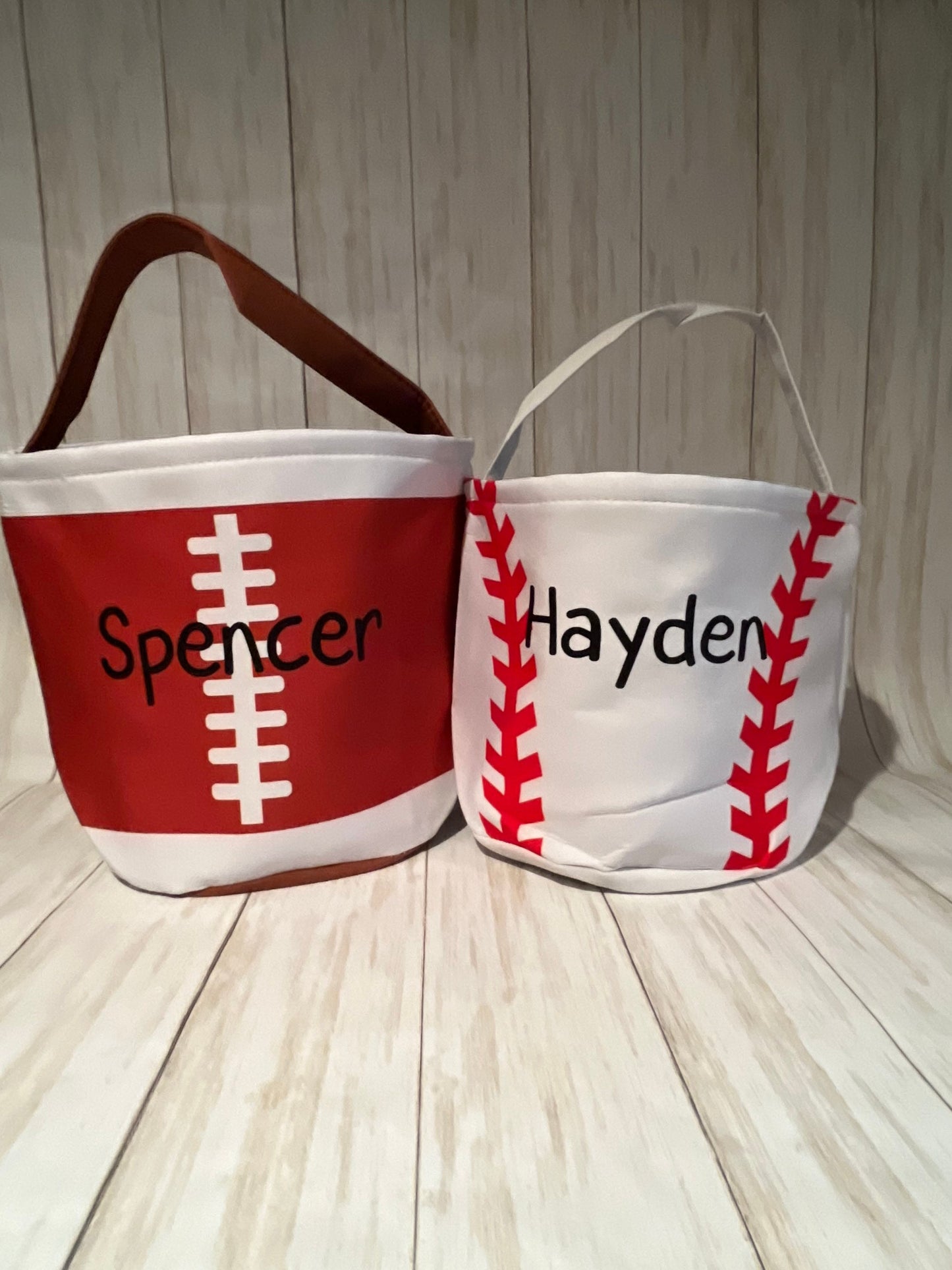 Personalized Easter Basket, Boy Easter, Kids Egg Hunt Bag, Baseball Easter Basket, Basketball Basket, Personalized Bunny Basket, EASTER