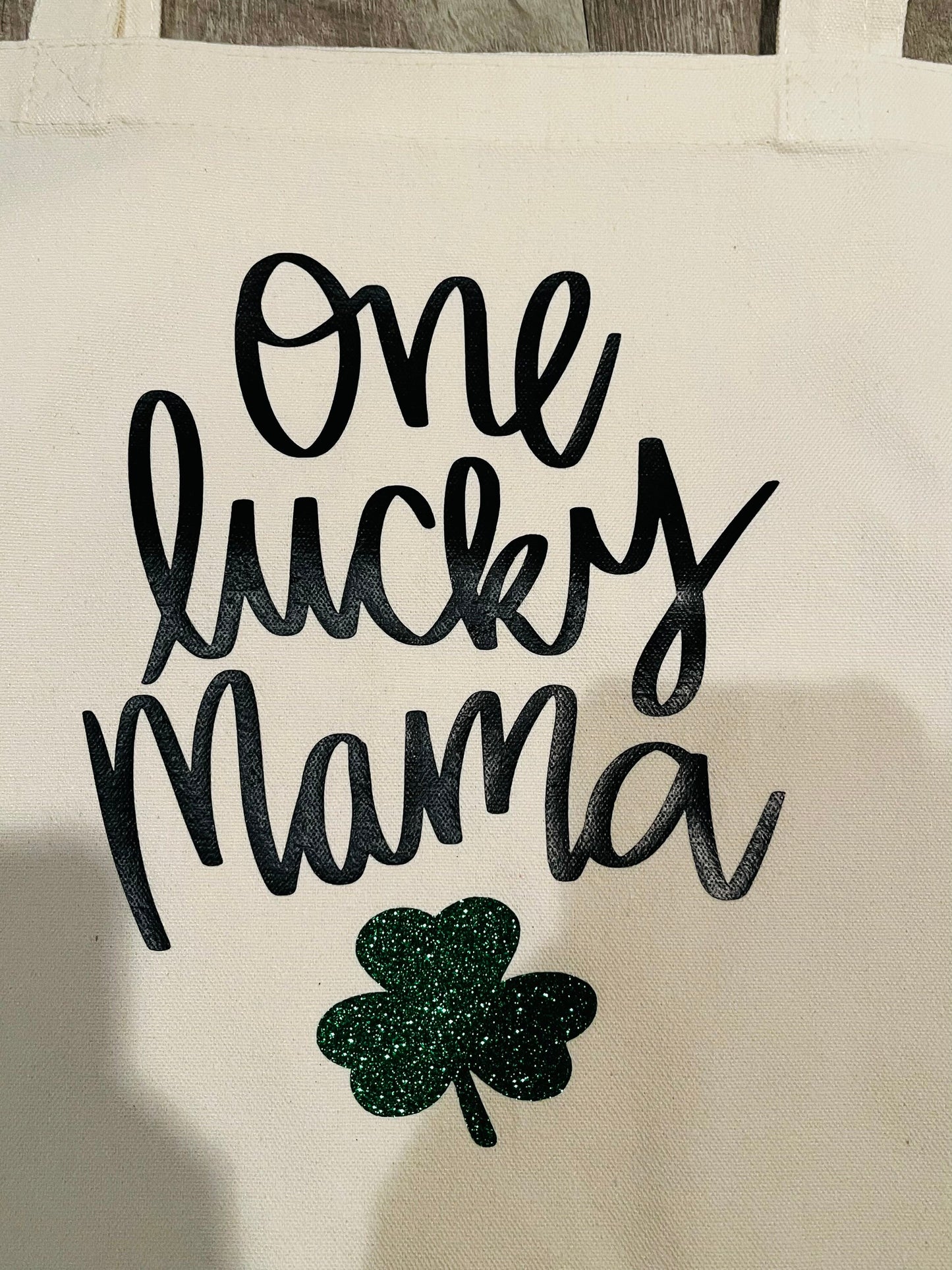 Lucky Mama, Mama Tote Bag, St. Patricks Day Gift, Mothers Day Gift, St. Patricks Day Tote Bag, Gift for Mom, Lucky Mama Tote, Canvas Tote