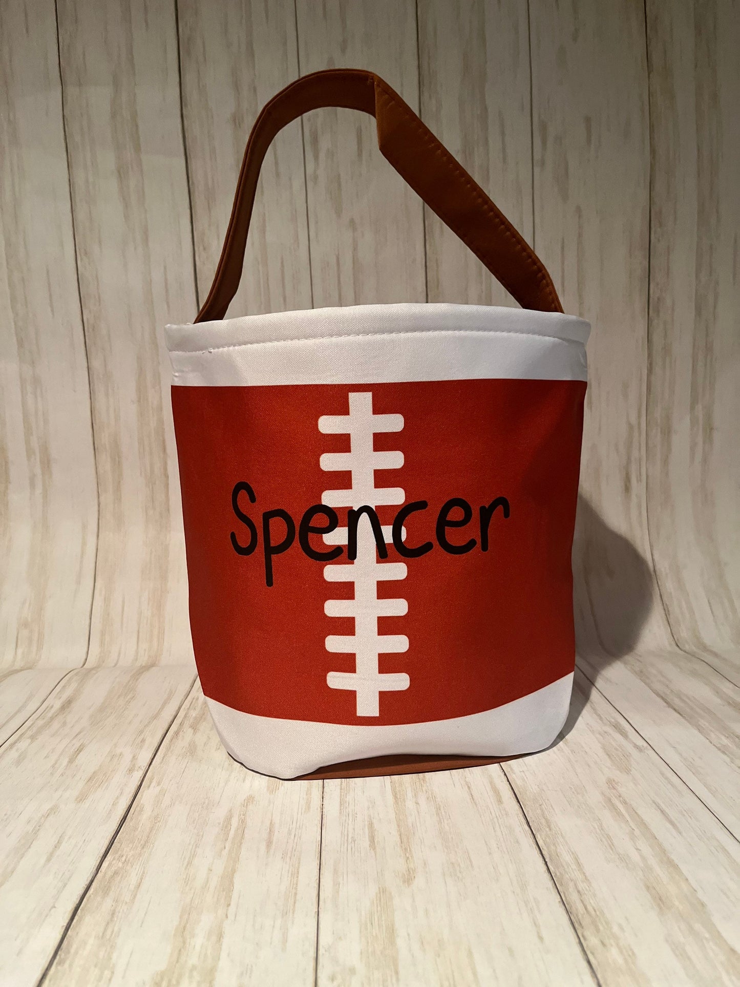 Personalized Name Sports Theme Easter Basket, Boy Easter Egg Hunt bag with Handle, Kid Egg Hunt, Baseball Soccer Basketball Tote Party Favor