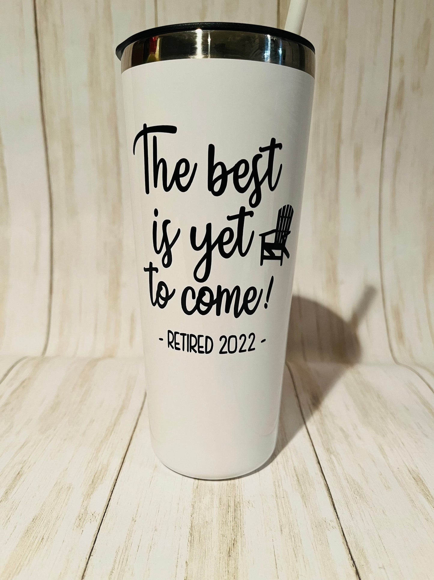 Retirement Gift for Women, Coworker Retirement Tumbler, Retired Wine Glass, Retirement 22oz Tumbler, TEACHER Retirement Present, Retirement