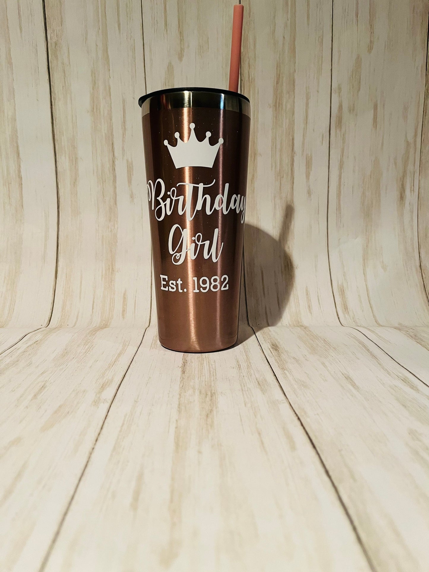 Birthday Gift for Her, Birthday Princess, Custom Birthday Tumbler, Birthday Queen, Sweet 16 Birthday, Custom Birthday Cup, Birthday Bash