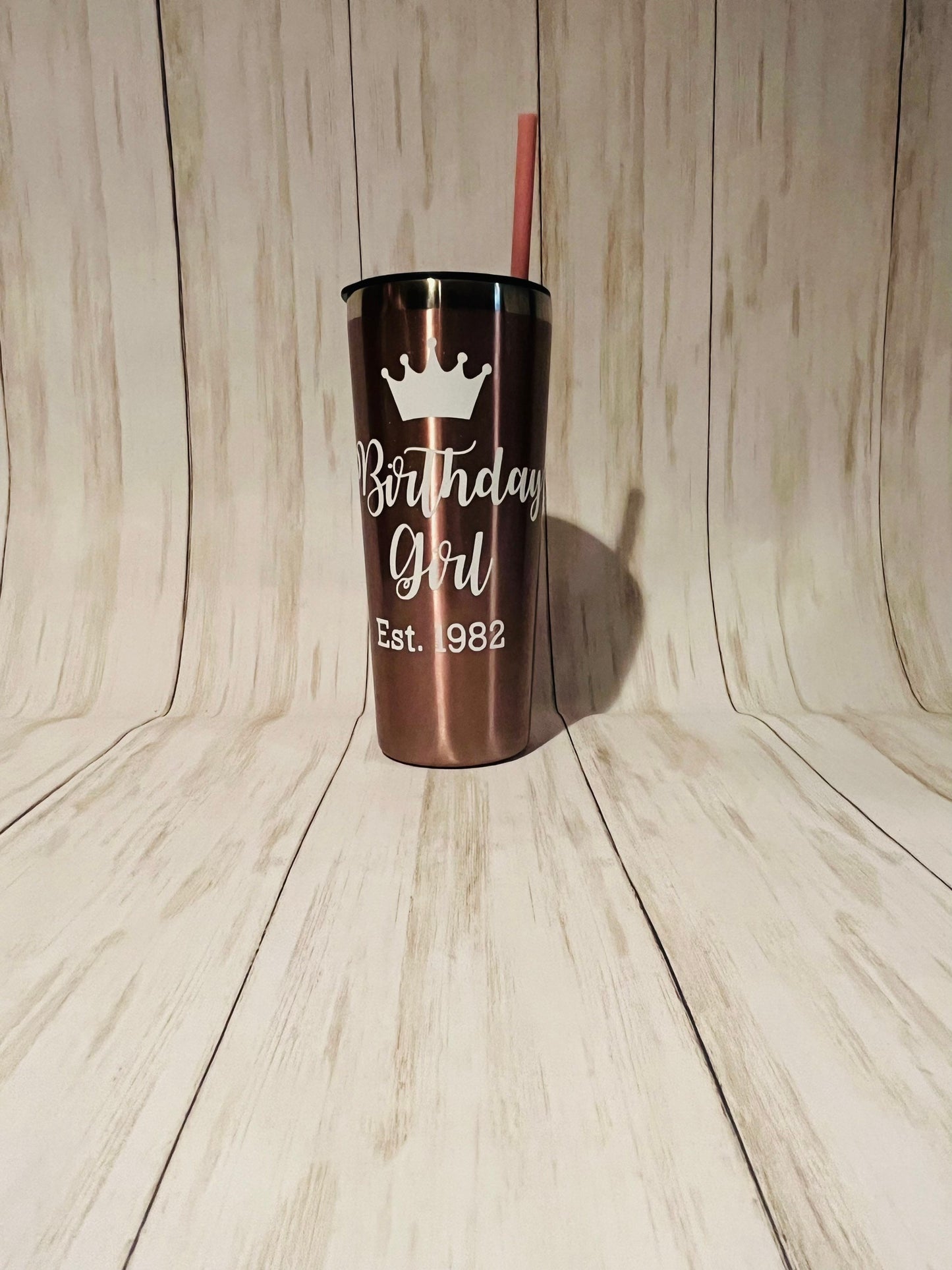 Birthday Gift for Her, Birthday Princess, Custom Birthday Tumbler, Birthday Queen, Sweet 16 Birthday, Custom Birthday Cup, Birthday Bash