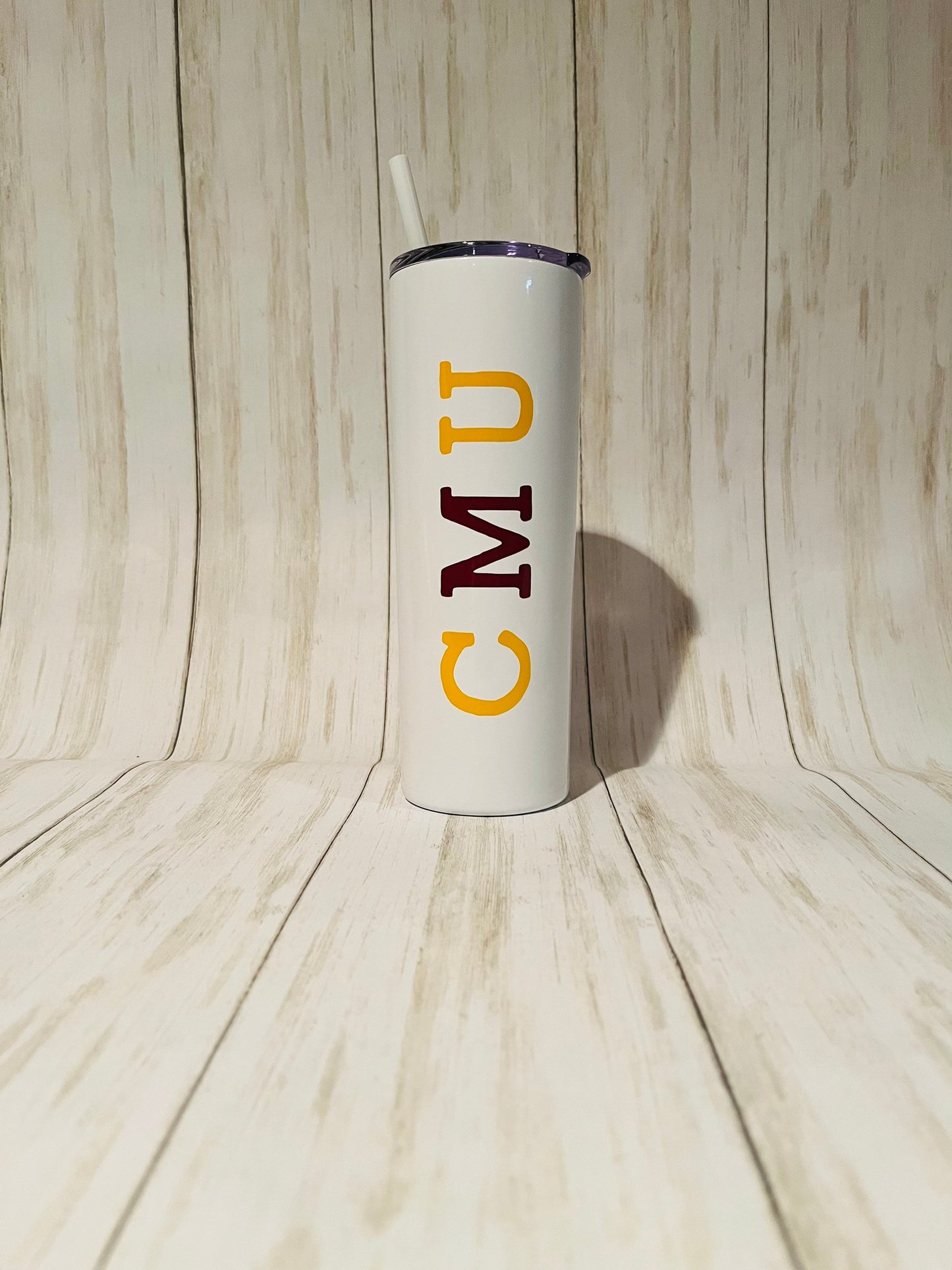 Central Michigan University Tumbler, CMU Alumni Gift, Fire Up Chips Personalized Gift, Gift for College Student, CMU Water Bottle, CMU Gift