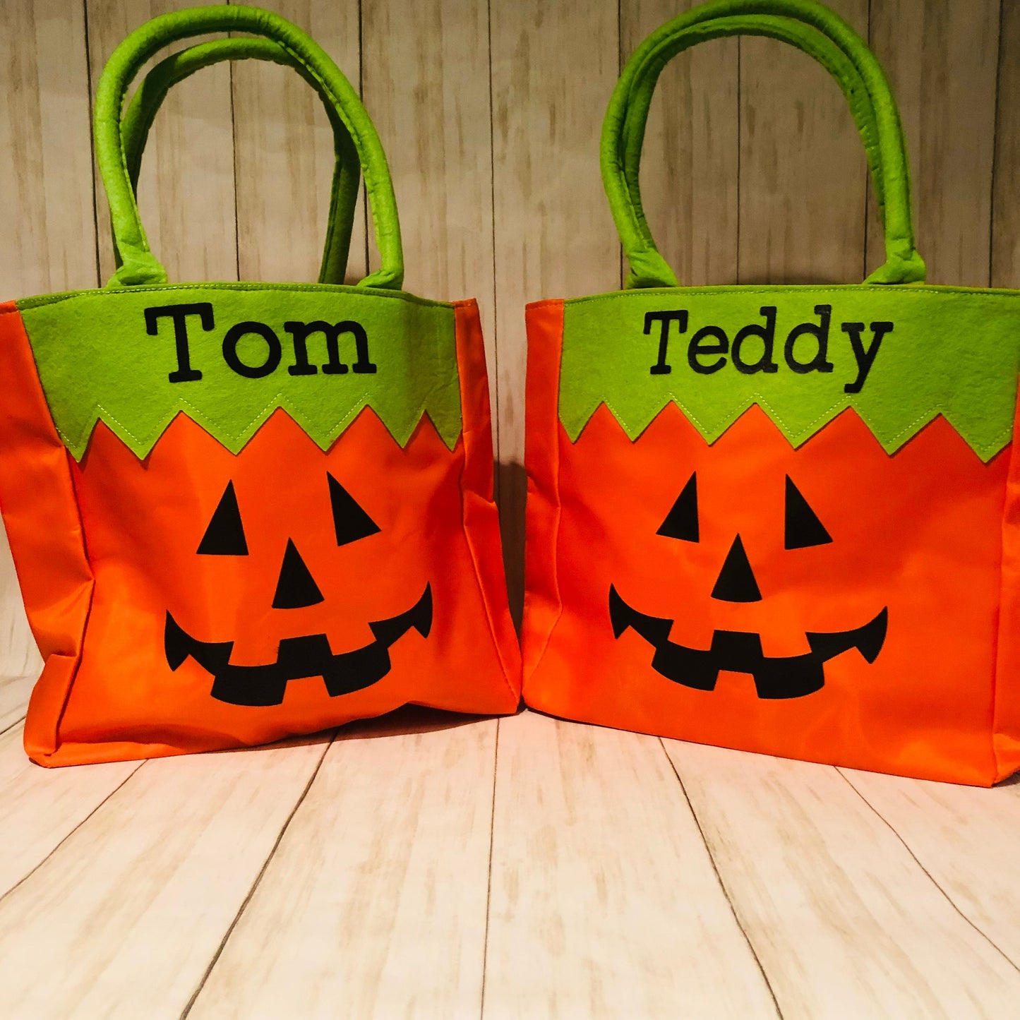 Trick or Treat Bag, Personalized Halloween Bag, Kids Halloween Bag, Large Candy Bag, Halloween Bucket, Halloween Candy Bag Character Tote