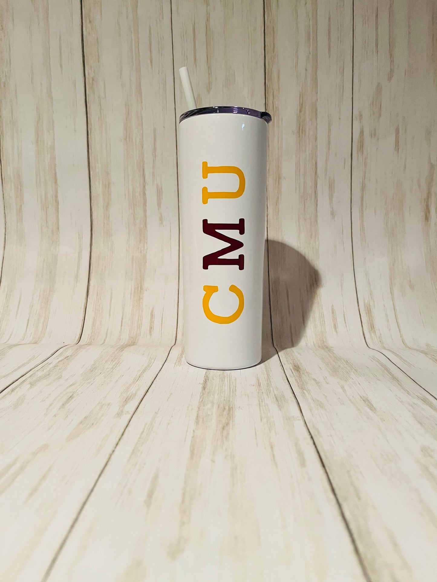 Central Michigan University Tumbler, CMU Alumni Gift, Fire Up Chips Personalized Gift, Gift for College Student, CMU Water Bottle, CMU Gift