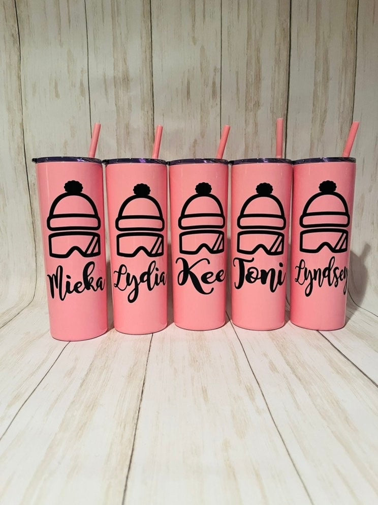 Girls Ski Trip, Custom Skiing Trip Tumbler, Ski Tumbler 20oz, Personalized Girls Trip Tumbler, Skiing Trip Gifts, Ski Trip Tumbler, Ski Mug