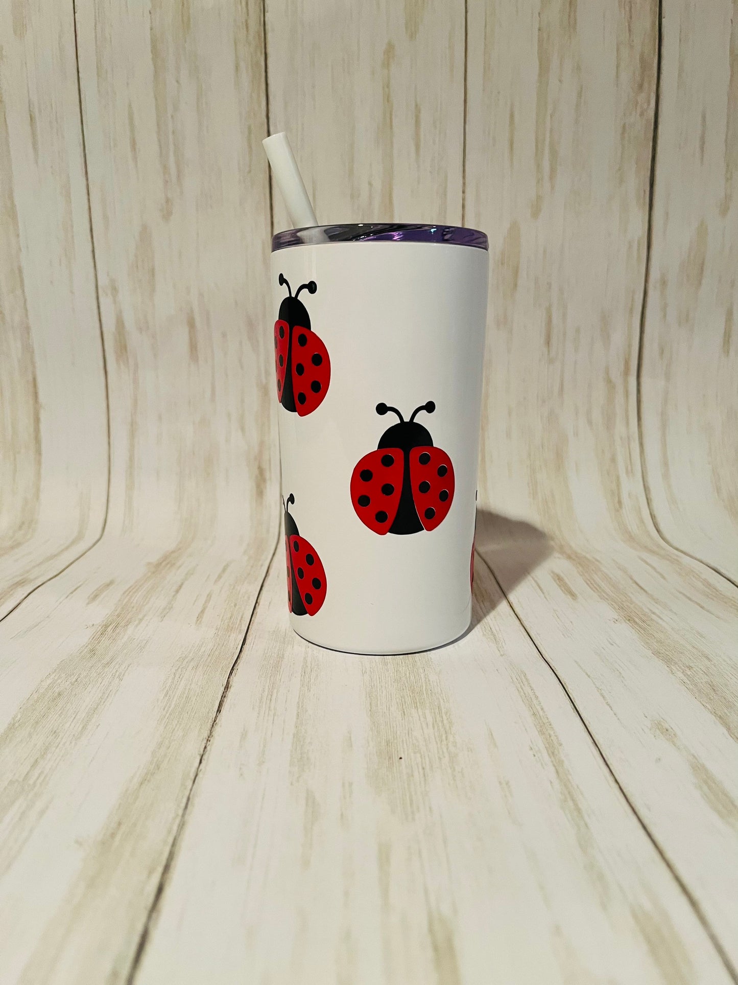 Personalized Water Bottle for Kids, Personalized Cups for Kids, Lady Bug Tumbler, Lady Bug Gifts, Lady Bug Gift,  Little Girl Gift Ideas