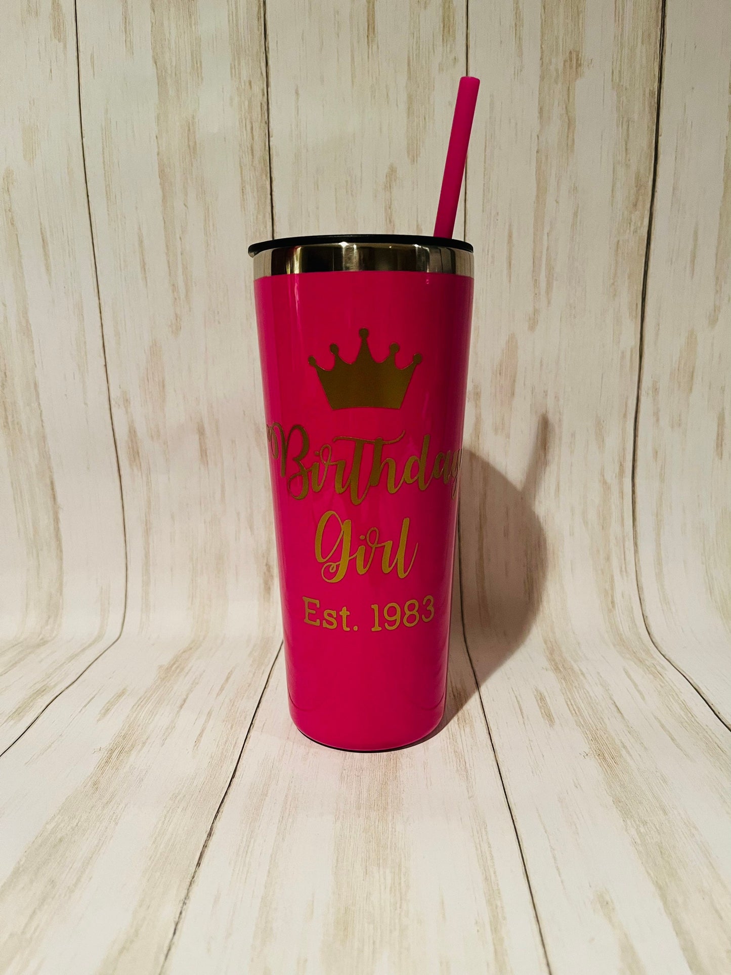 Birthday Gift for Her, Birthday Princess, Custom Birthday Tumbler, Birthday Queen, Sweet 16 Birthday, Custom Birthday Cup, Birthday Bash