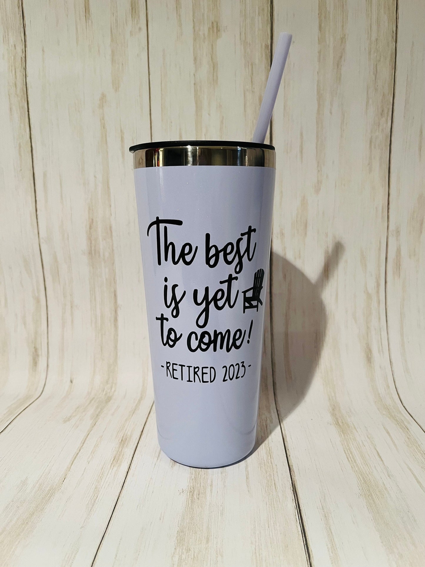 Retirement Gift for Women, Coworker Retirement Tumbler, Retired Wine Glass, Retirement 22oz Tumbler, TEACHER Retirement Present, Retirement