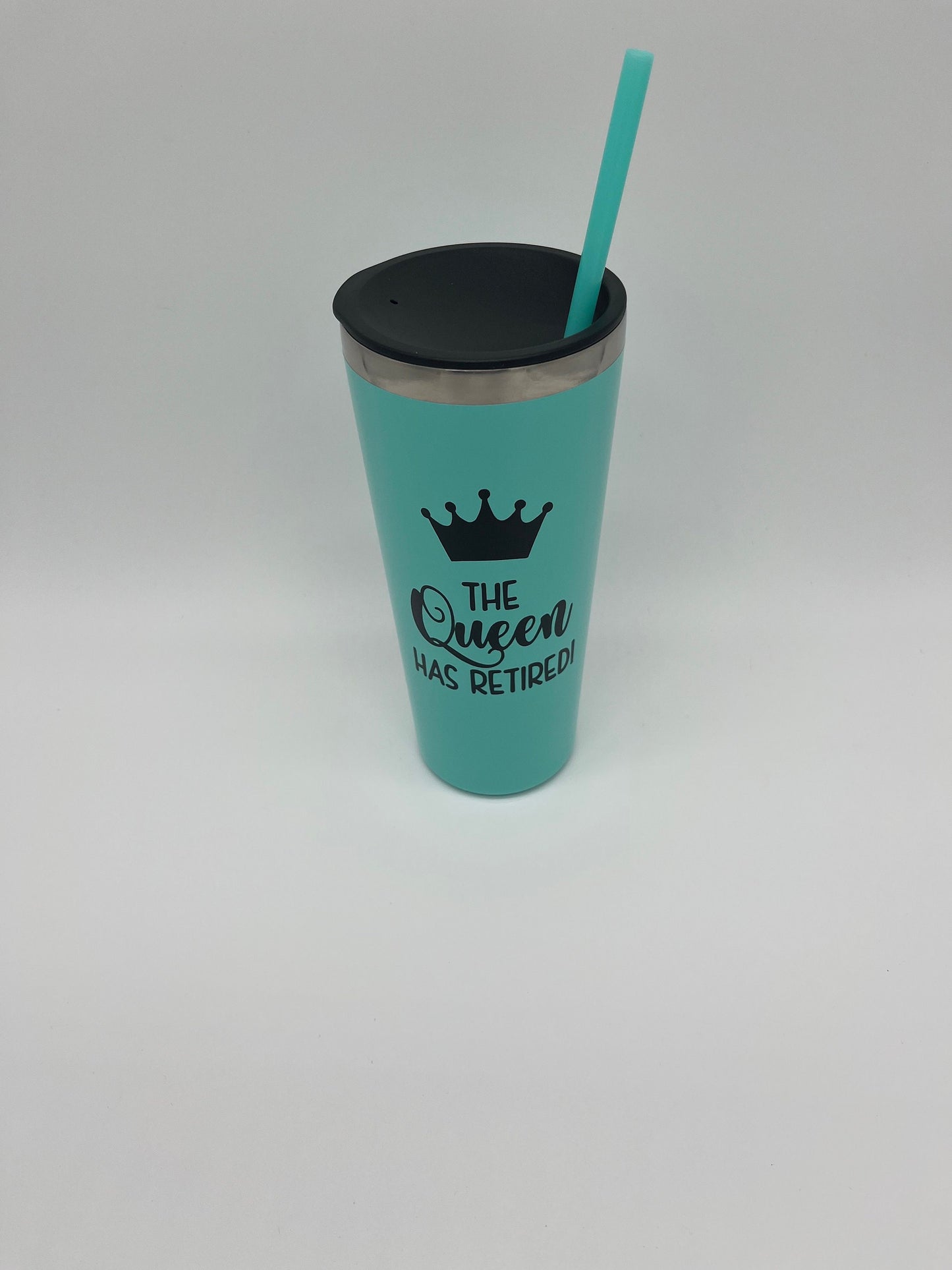 Retirement Gift for Women, Retirement Tumbler, The Queen Has Retired Tumbler, Retirement 22oz Tumbler, TEACHER Retirement, Retired Gift Mom