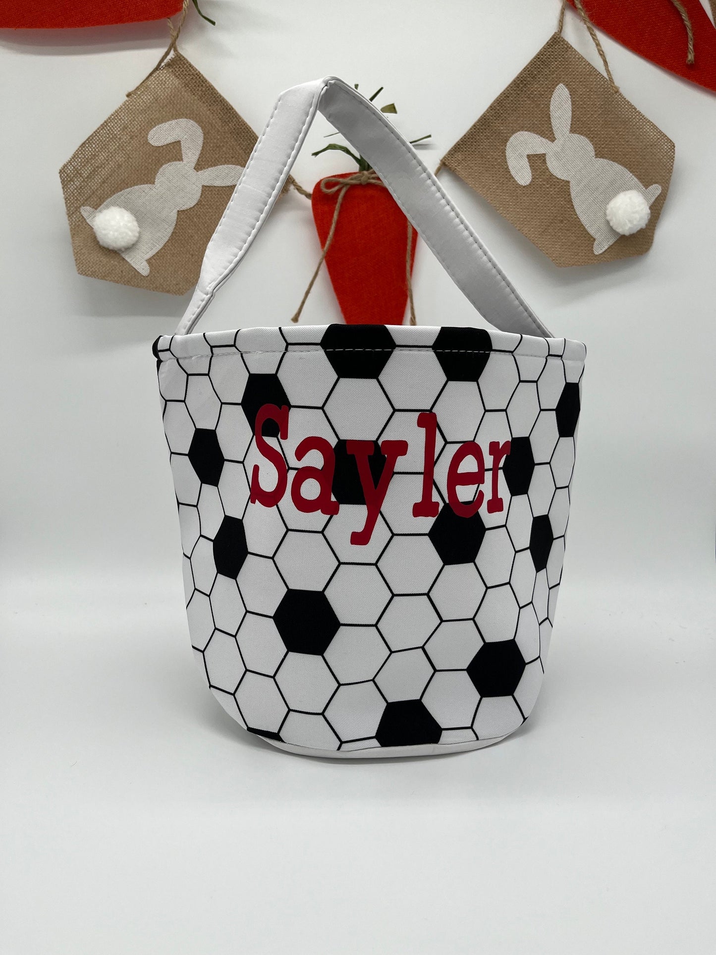 Personalized Easter Basket, Boy Easter, Kids Egg Hunt Bag, Baseball Easter Basket, Basketball Basket, Personalized Bunny Basket, EASTER