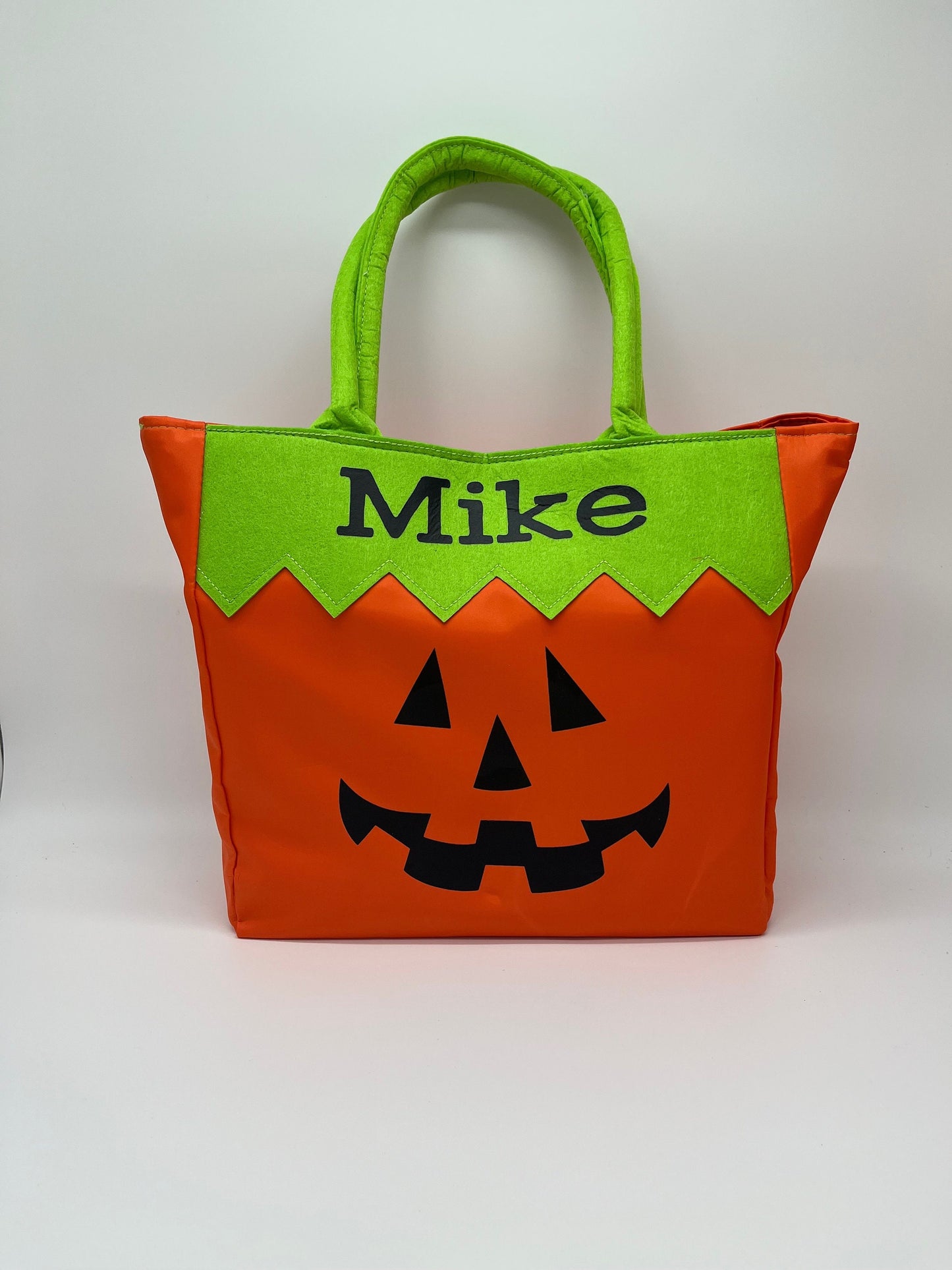 Trick or Treat Bag, Personalized Halloween Bag, Kids Halloween Bag, Large Candy Bag, Halloween Bucket, Halloween Candy Bag Character Tote