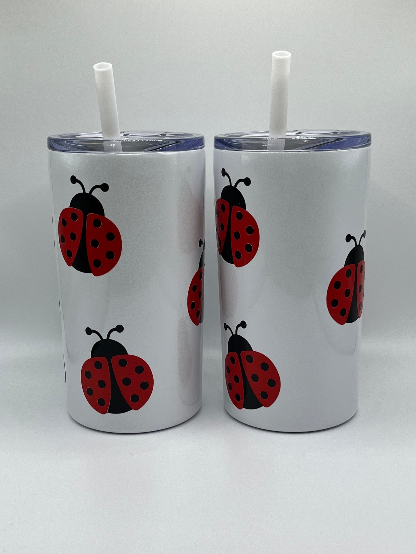 Personalized Water Bottle for Kids, Personalized Cups for Kids, Lady Bug Tumbler, Lady Bug Gifts, Lady Bug Gift,  Little Girl Gift Ideas