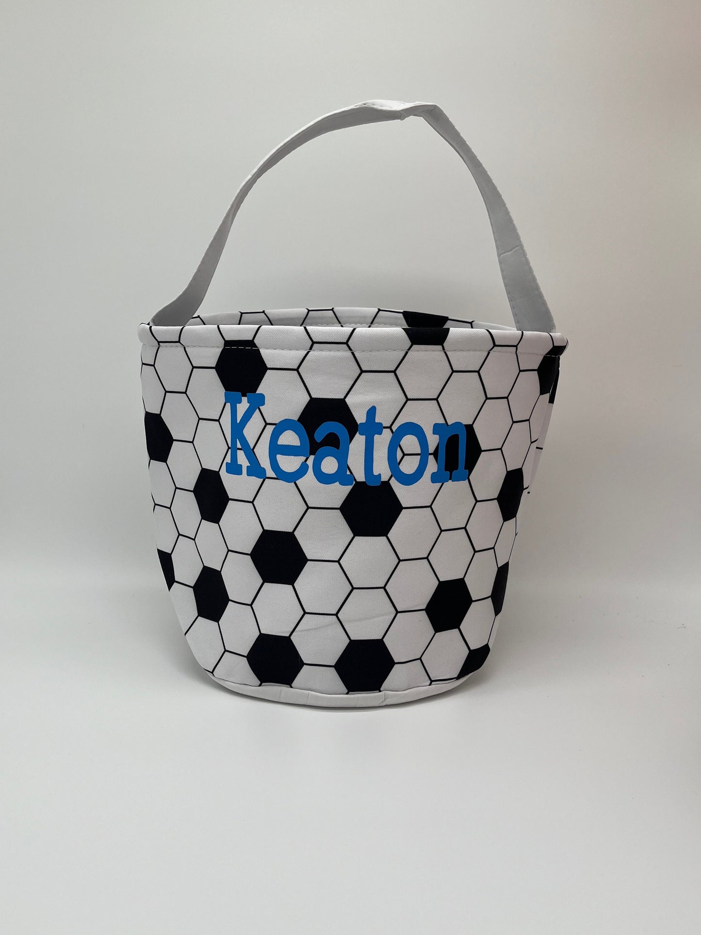 Trick or Treat Bag, Personalized Halloween Bag Sports, Kids Halloween Basket, Basketball Basket, Trunk or Treat Basket, Football Halloween